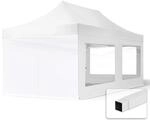 TOOLPORT 3x6m Faltpavillon Pavillon Partyzelt Gazebo Stahl 30mm, 4 Seitenteile,
