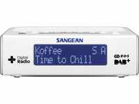 Sangean A500209 DCR-89 Uhrenradio (UKW/MW/D47-DAB Tuner, LCD)