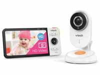 VTech Babymonitor VM818 HD – Video-Babyphone mit Weitwinkelkamera –...
