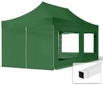 TOOLPORT 3x6m Faltpavillon Pavillon Partyzelt Gazebo Stahl 30mm, 4 Seitenteile,