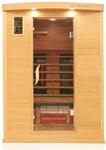 Dewello&reg; Infrarotkabine Infrarotsauna Pierson PRO 135x105 f&uuml;r 1-2 Personen aus
