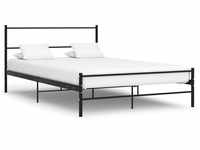 vidaXL Bettgestell Zeitloses Design Metallbett Bett Schlafzimmerbett Doppelbett