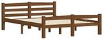 vidaXL Kiefernholz Massiv Bettgestell Holzbett Futonbett Bett Doppelbett