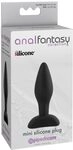 Pipedream Anal Fantasy Collection Mini Silicone Plug, Black, 3 Zoll