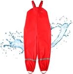 BMS Regenhose Buddelhose Matschhose f&uuml;r M&auml;dchen in Rot Gr&ouml;&szlig;e 116