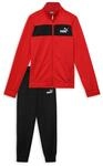 PUMA Jungen Poly Suit Cl B Trainingsanzug, Rot (High Risk Red), 140 EU