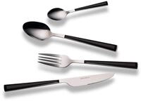 ECHTWERK Besteck Set "Basic" mit Kunststoffgriffen, Campingbesteck, Picknickbesteck,
