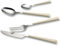ECHTWERK Besteck Set "Basic" mit Kunststoffgriffen, Campingbesteck, Picknickbesteck,