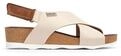 Pikolinos Keilsandalen in Leder MAHON f&uuml;r Frauen Farbe MARFIL