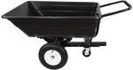 DEMA PVC XXL Schubkarre 220 L &ndash; Schubmulde, Bauschubkarre, Gartenschubkarre, 2-Rad,
