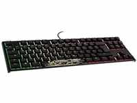 DUCKY Compatible ONE 2 TKL PBT Gaming Tastatur, MX-Speed-Silver, RGB LED - schwarz