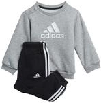 Adidas H28835 I BOS LOGO JOG Baby set unisex-baby Top:medium grey heather/white