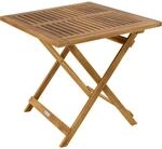 Casaria&reg; Gartentisch Balkontisch Wetterfest Klappbar Holz 70x70cm 80kg...