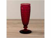 Villeroy & Boch Boston Coloured Sektglas red 4 Stück Nr. 1173090070 und 4er...