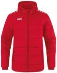 JAKO Kinder Coachjacke Team mit Kapuze, Rot, 152