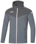 JAKO Damen Kapuzenjacke Champ 2.0, Steingrau/Anthra Light, 42