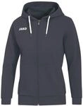 JAKO Damen Kapuzenjacke Base, Anthrazit, 38
