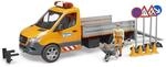 bruder 02677 - Mercedes-Benz Sprinter Kommunal mit Light & Sound Modul Fahrer &