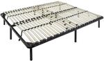 i-flair Grace Metallbett 140x200 cm, G&auml;stebett mit Lattenrost, Stabiler