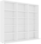 vidaXL CD Regal mit 15 F&auml;chern DVD Bluray Medienregal Medienschrank Aufbewahrung