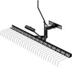 Wiltec Vertikutierer 120 cm f&uuml;r Aufsitzm&auml;her, Rasenl&uuml;fter mit Stahlfedern f&uuml;r