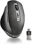 NGS Blur-RB - Wiederaufladbare drahtlose Multi-Device-Maus, mit Bluetooth 4.0/4.0,