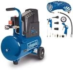 Scheppach Druckluft Kompressor HC30o | 14 tlg. Zubeh&ouml;r | &ouml;lfrei & langlebig | 1100W