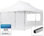 TOOLPORT Faltpavillon Faltzelt Pavillon 3x6m - 2 Seitenteile Aluminium 32mm Partyzelt