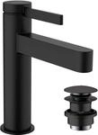 hansgrohe Waschtischarmatur Finoris, Wasserhahn Bad mit Auslauf H&ouml;he 110 mm, mit