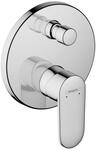 hansgrohe Wannenarmatur Vernis Blend, Unterputz Badarmatur f&uuml;r 2 Funktionen, Chrom
