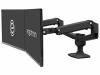 ERGOTRON LX Dual Monitor Arm in Schwarz - Monitor Tischhalterung mit patentierter