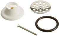 Viega 117429 Ablaufventil Modell 7121K Anschluss 1 1/2 Zoll, Platten-&oslash; 80 mm, f&uuml;r