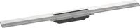 hansgrohe Fertigset Duschrinne RainDrain Flex, Abflussrinne 800mm, Bodenablauf Dusche