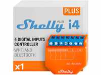 Shelly Plus i4 Smart Home 110-240V, 4 Eingänge, digitales steuern von mehreren