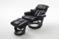 Robas Lund Relaxsessel Calgary mit Hocker, bis 130 kg belastbar, drehbarer