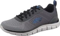 Skechers Herren Track Ripkent Sneaker, Charcoal Mesh Black Trim, 45 EU