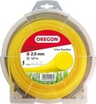 Oregon Runder M&auml;hfaden 2 mm, Gelb, F&uuml;r hohes Gras, Unkraut, Rasen und dichte