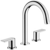 hansgrohe 3-Loch Waschtischarmatur Vernis Shape, Wasserhahn Bad mit Auslauf H&ouml;he 150