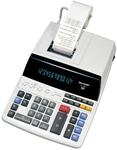 Sharp Druckender Tischrechner EL-2607V (12-stellig, schwarz rote Druckfarben) wei&szlig;
