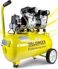 WELDINGER Fl&uuml;sterkompressor FK 120 turbo pro 1500 W Luftabgabe 202 l/min &ouml;lfrei