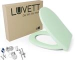 LUVETT&reg; C100 Toilettendeckel mit Absenkautomatik Oval Gr&uuml;n - SoftClose Klodeckel