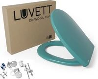 LUVETT C100 WC-Sitz Oval | SoftClose Absenkautomatik, Calypso T&uuml;rkis