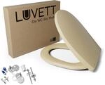 LUVETT&reg; WC-Sitz mit Absenkautomatik C100 oval universell, Toilettendeckel mit 3