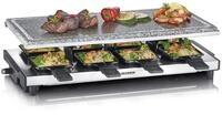 SEVERIN Raclette mit Naturgrillstein, elektrischer Tischgrill, Raclette f&uuml;r 8