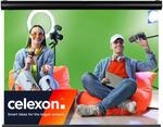 celexon Greenscreen Motor-Leinwand Chroma-Key 195" | 400x300 cm 4:3 | elektrischer