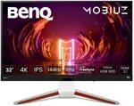 BenQ MOBIUZ EX3210U Gaming Monitor Wei&szlig; 32" 4K UHD IPS, 144Hz, 1ms, HDMI 2.1,