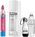 SodaStream Wassersprudler TERRA Vorteilspack mit CO2-Zylinder, 2x 1L
