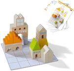 HABA 306313 - Legespiel Logikbaumeister, Holz- und Naturbausteine ab 5 Jahren, Made