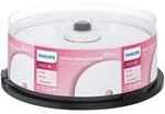 Philips DVD-R Rohlinge bedruckbar High-Speed (4.7 GB /120 Minuten Video, 1-16x Speed,