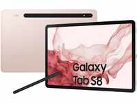 Samsung Galaxy Tab S8 5G, LTE/4G, WiFi 128GB Roségold Android-Tablet 27.9cm (11